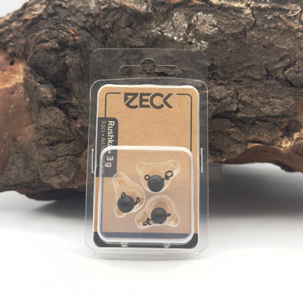 Zeck Rushka Snaps Wechsel-Kopf Blei Gewichte 3g-20g 3er Pack