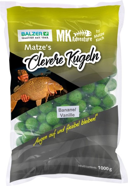 Balzer MK Boilies Matze´s Clevere Kugel 16/20mm 6 Sorten Mix 1kg