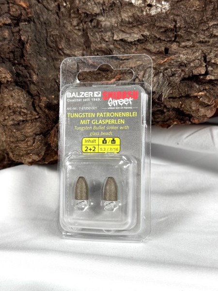 Balzer Shirasu Street Tungsten Patronenblei + 2 Glasperlen 3,5g-14,2g