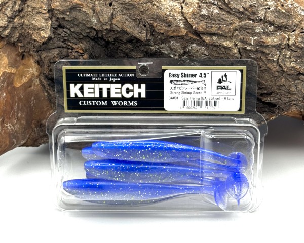 Keitech 4,5" Easy Shiner Barsch-Alarm Farben 11,3cm