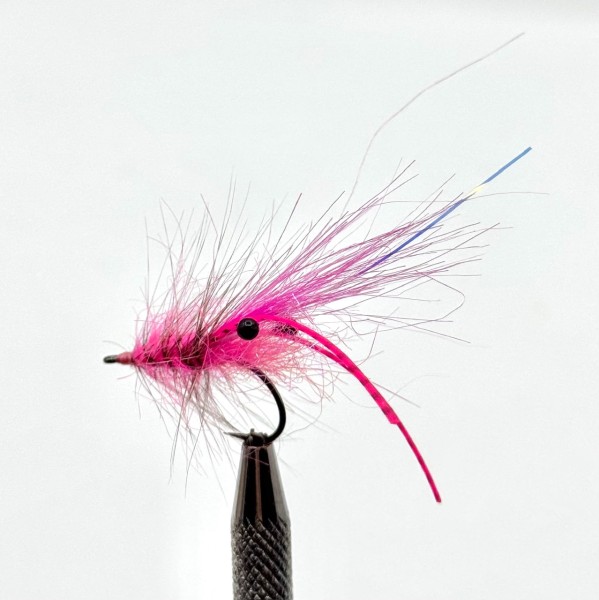 Seatrout Hötyven Pink Handgebunden Meerforellenfliege Rubberleg Fühler