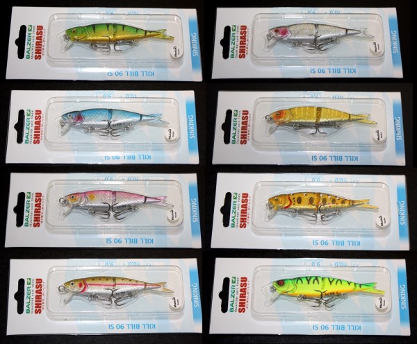 Balzer Kill Bill 90 SI 9cm 10g Fireshark Barsch Hecht Renke Weißfisch Forelle