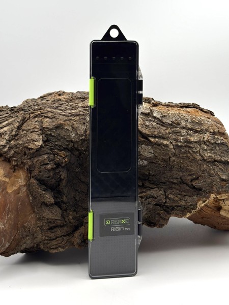 Delphin REAXE RIGIN Mini Vorfachbox Feeder Rig Box 216x46mm