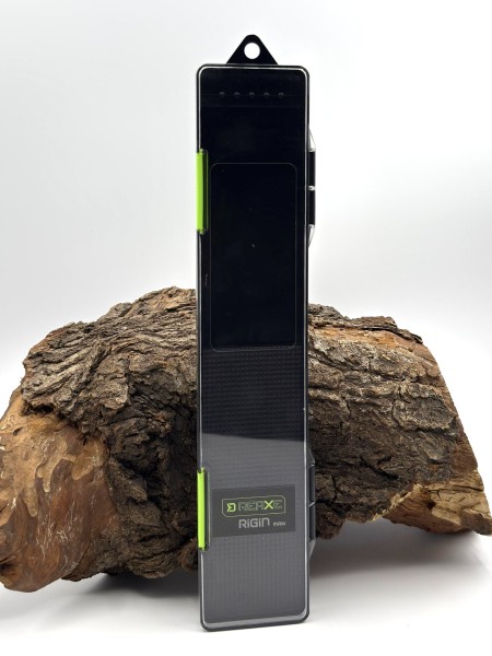 Delphin REAXE RIGIN Maxi Vorfachbox Feeder Rig Box 303x60mm