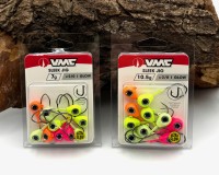 VMC Sleek Jig Glow 10 Stück Jighaken 7g 10,5g 14g Jigköpfe SALE VMC Sleek Jig Glow 10 Stück Jighaken 7g 10,5g 14g Jigköpfe SALE