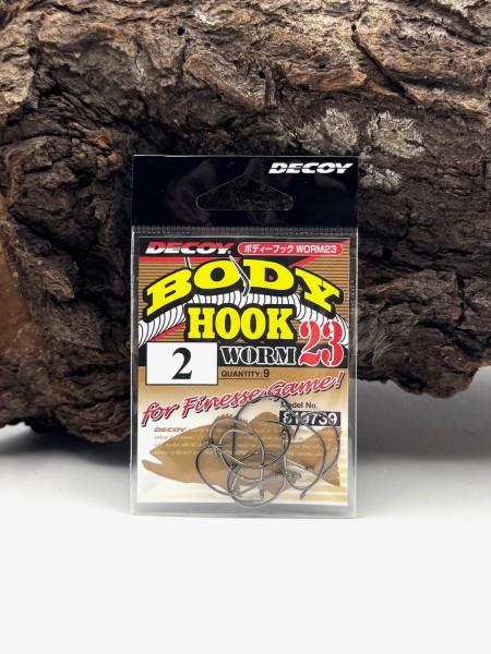 Decoy Body Hook Worm23 Wacky Neko Dropshot Haken Gr. 3 2 1 1/0