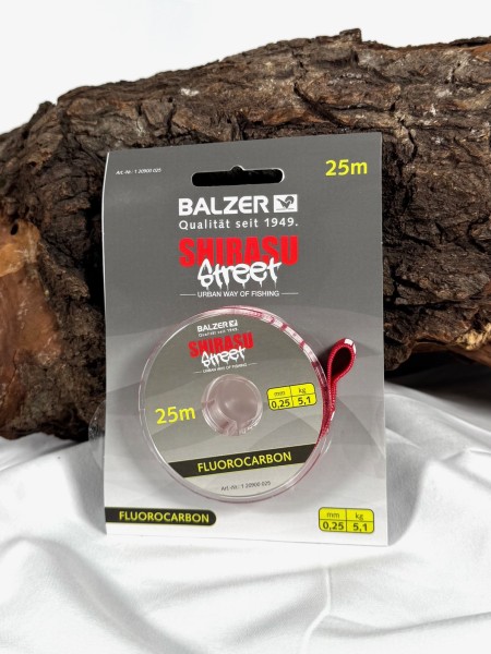Balzer Shirasu Street Fluorocarbon 25m Spule 0,16-0,50mm 2,4-14,2kg