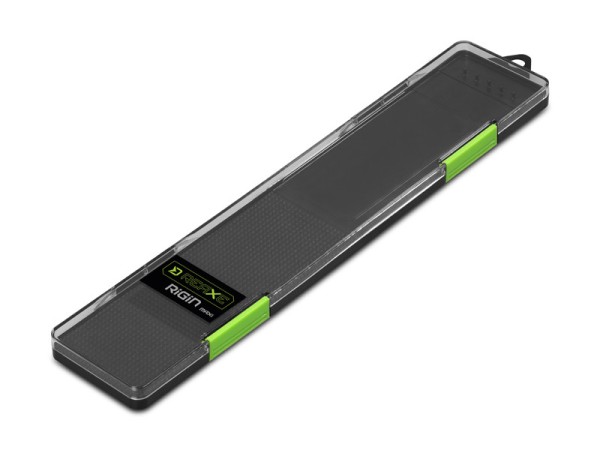 Delphin REAXE RIGIN Maxi Vorfachbox Feeder Rig Box 303x60mm