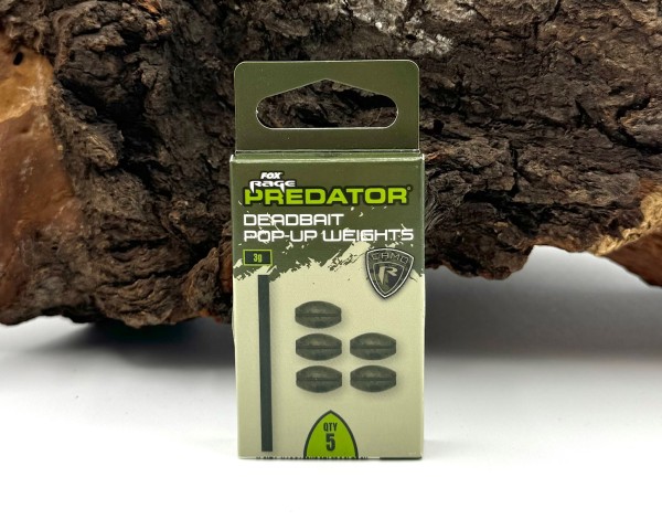 Fox Rage Predator Camo Deadbait Pop-Up Weights 3g 5g