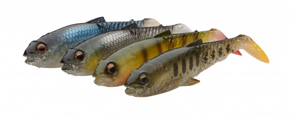Savage Gear Craft Cannibal Paddletail Clam Packs Clear Water Mix / Dark Water Mix 10,5cm 12g
