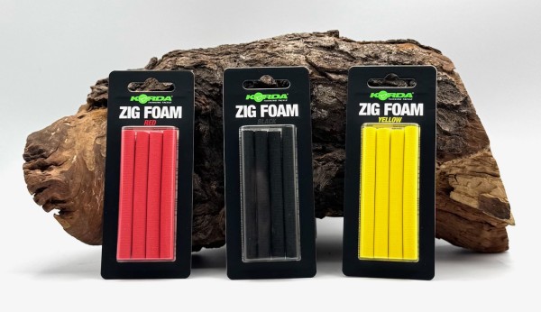 Korda Zig Foam Red Yellow Black Schaumstoffstäbchen 4 Stück