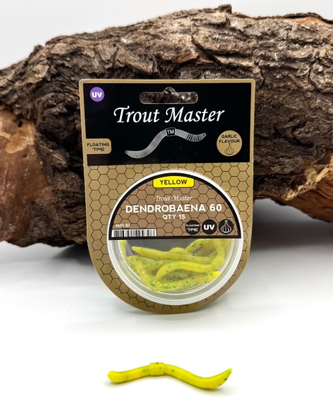 Spro Trout Master Dendrobena 6cm 6 Farben TPE Aromatisiert