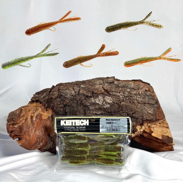 Keitech Hog Impact 4'' Gummikrebs 10cm 4,2g BA-Edition