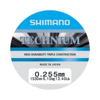 Shimano Technium A Mono 0,255mm 6,1kg 13,40lb 1530m Grey