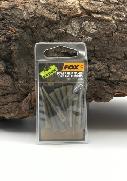 Fox Edges Camo Power Grip Naked Tail Rubber Size 7