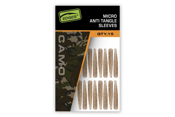 Fox Edges Camo Micro Anti Tangle Sleeves Rig Zubehör 15 Stück