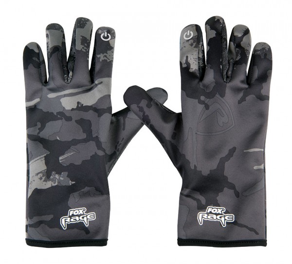 Fox Rage Thermal Camo Gloves Handschuhe Größe M L XL