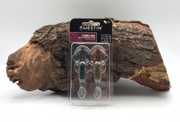Westin Chebu Rig CreCraw R’N R 6,5cm 10,5g Dark Water & Clear Water Mix