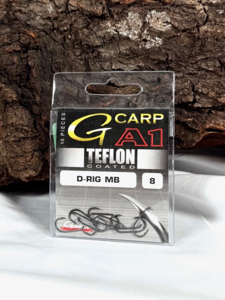 Gamakatsu G-Carp A1 D-Rig MB Hook 4 6 8 Teflon Coating 10 Stück SALE