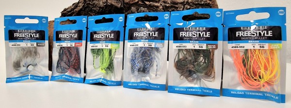 Spro Freestyle Skirted Bullets 5g 6 Farben