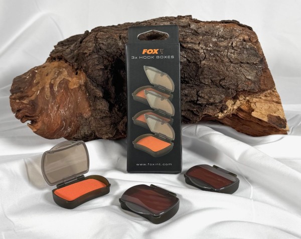Fox Hook Boxes 3 Stück Hakenbox für Karpfenhaken
