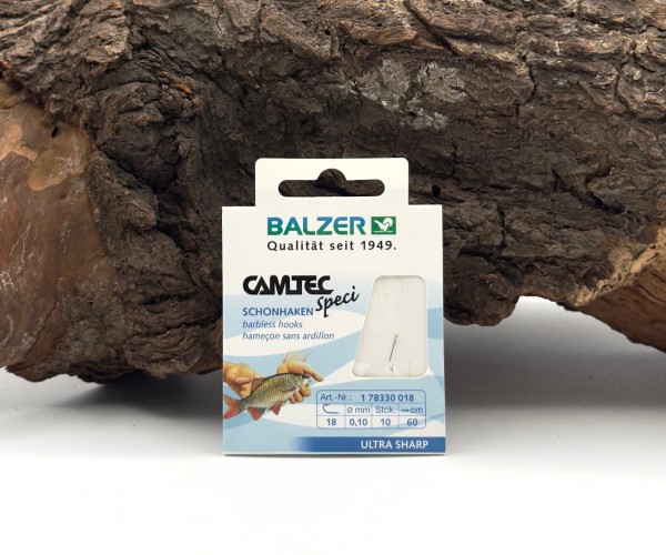 Balzer Camtec Speci Schonhaken Silber 60cm Gr. 2 4 6 8 10 12 14 16 18