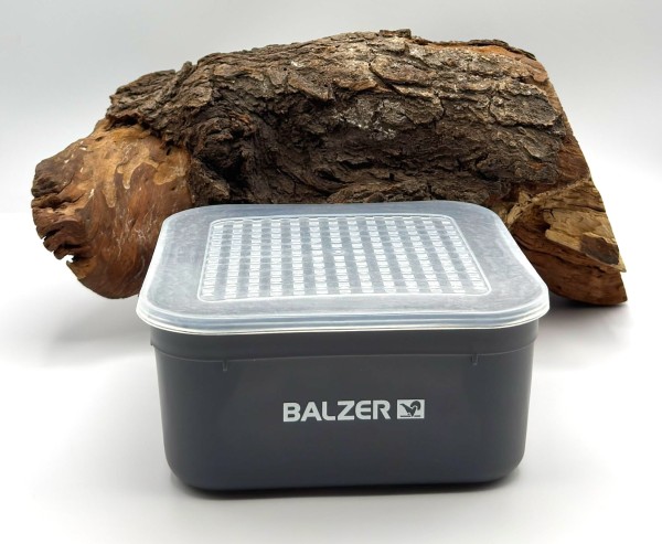 Balzer Madendose M600ml L1300ml PVC Köderdose mit Lüftungslöchern