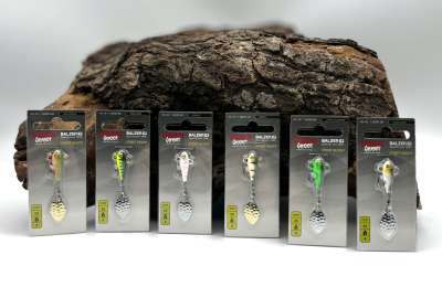 Balzer Shirasu Spin Buddy Evil Eye Barsch UV (Blei) 21g