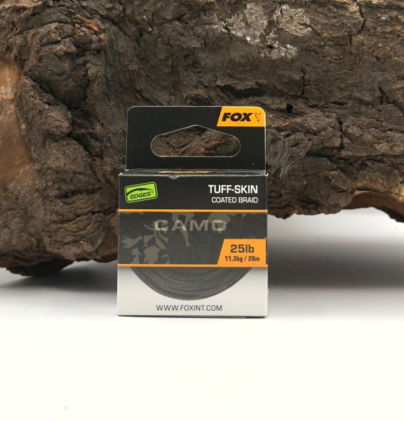 Fox Edges Tuff-Skin & Tuff-Skin Soft Vorfachmaterial 9,1kg 11,3kg 15,8kg 20m
