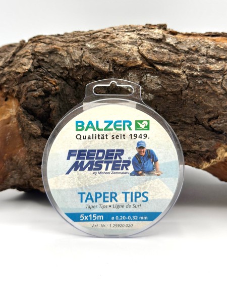 Balzer Feeder Master Taper Tips 0,32mm-0,20mm 5x15m