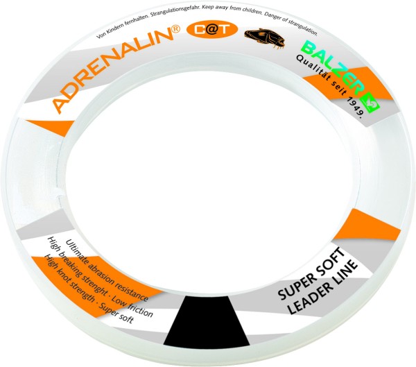 Balzer Adrenalin Waller Vorfachschnur Mono 50m Spule