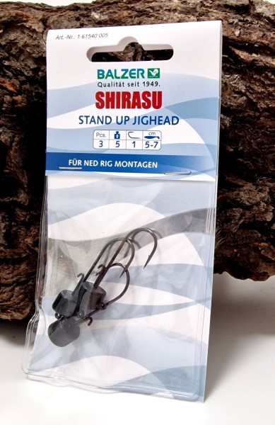 Balzer Shirasu Stand Up Jighead Gr. 1 1,5g 3g 5g 7,5g 10g Ned Rig