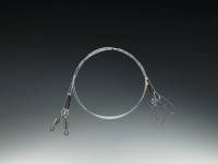 Balzer Shirasu Fluorocarbon Vorfach mit Wirbeltonne und Snap 2 Größen