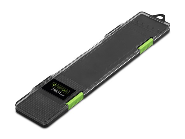 Delphin REAXE RIGIN Mini Vorfachbox Feeder Rig Box 216x46mm