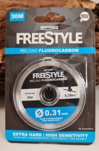 Spro Freestyle Vorfachmaterial zum Spinnangeln Fluorocarbonschnur