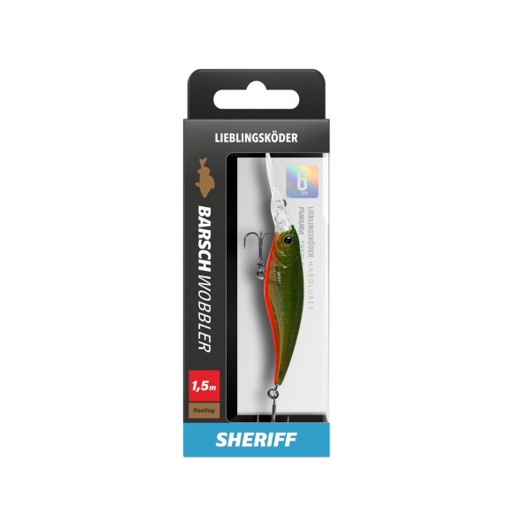 Lieblingsköder Barsch Wobbler 60mm 5,3g Floating 16 Farben
