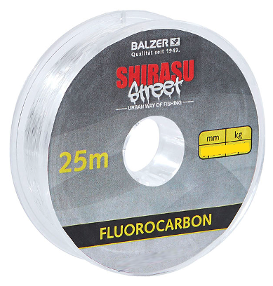 Balzer Shirasu Street Fluorocarbon 25m Spule 0,16-0,50mm 2,4-14,2kg