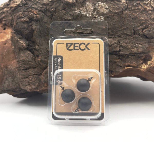 Zeck Rushka Snaps Wechsel-Kopf Blei Gewichte 3g-20g 3er Pack