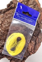 Silkekrogen 10 Hornhechtschlaufen Gelb Seidenfäden Seidenschlaufen Silkekrogen 10 Hornhechtschlaufen Gelb Seidenfäden Seidenschlaufen