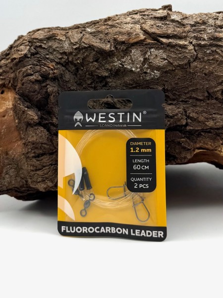 Westin Fluorocarbon Leader Vorfach Wirbeltonne & Snap