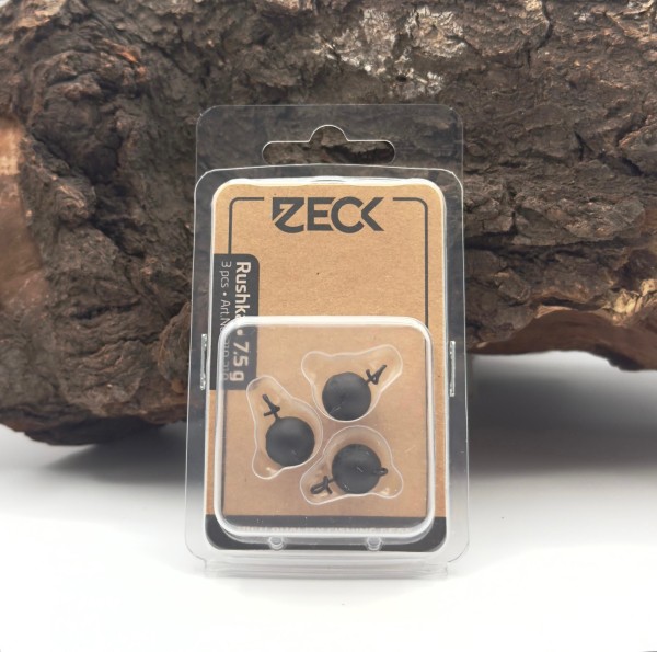 Zeck Rushka Snaps Wechsel-Kopf Blei Gewichte 3g-20g 3er Pack