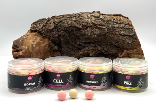 Mainline Fluoro Wafters 15mm Pink Gelb Weiß 150ml Dose