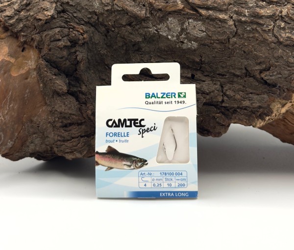 Balzer Camtec Speci Forelle/Sbiro Silber 200cm Gr. 4 6 8 10 12 SALE