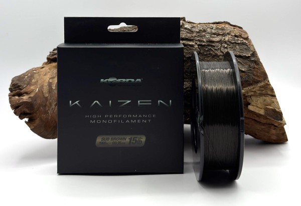 Korda Kaizen Mono 0.35mm/15lb 0.40mm/20lb Green & Brown 1000m