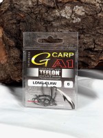 Gamakatsu G-Carp A1 Long Claw Hook 6 Teflon Coating 10 Stück SALE