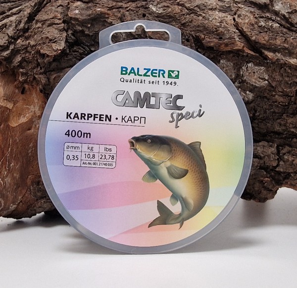Balzer Camtec SpeciLine Karpfen Braun 400m 500m 0,25mm 0,30mm 0,35mm