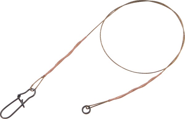 Balzer Shirasu 7x7 Niroflex Stahlvorfach mit Solid Ring & Snap 3 Größen