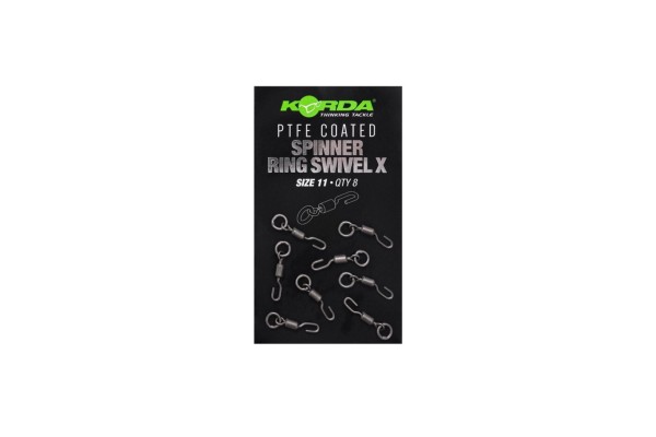 Korda PTFE Spinner Ring Swivel X Size 11 Verstärkter Wirbel