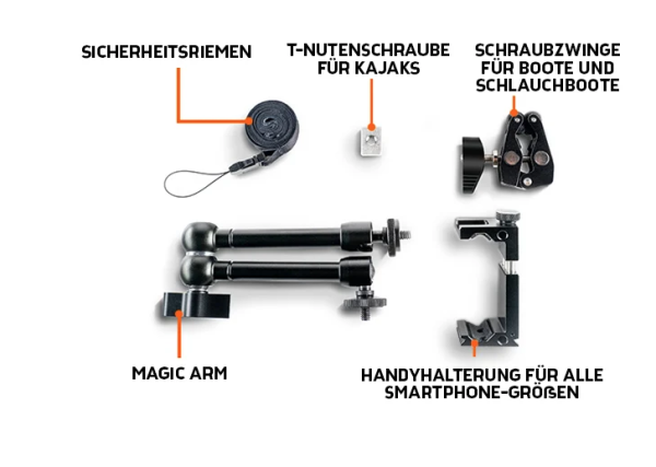 Deeper Smartphone Mount Halterung für Boot und Kajak