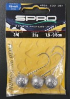 SPRO Round Jig 22 Head 3/0-21g 3 Stück SPRO Round Jig 22 Head 3/0-21g 3 Stück